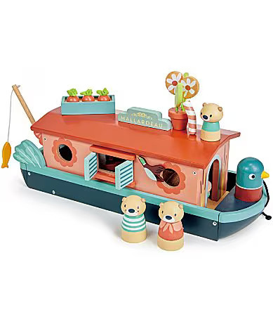 Tender Leaf Toys Little Otter Canal Boat - Multi | Dillard's