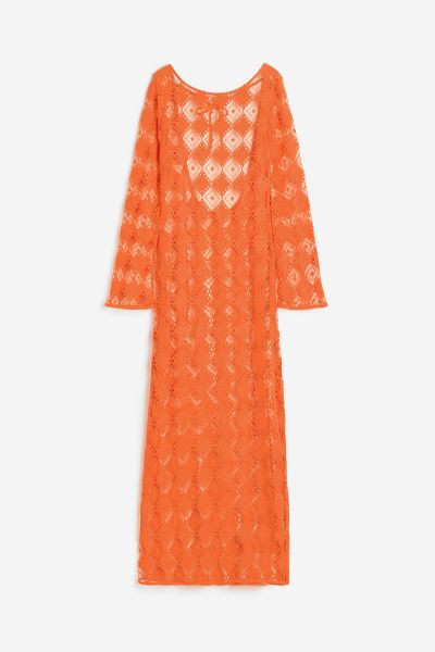 Open-backed Crochet-look Dress | H&M (US + CA)