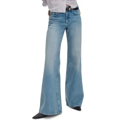 rag & bone Josie Low Rise Relaxed Flare Jeans in Tiburon at Nordstrom, Size 32 | Nordstrom