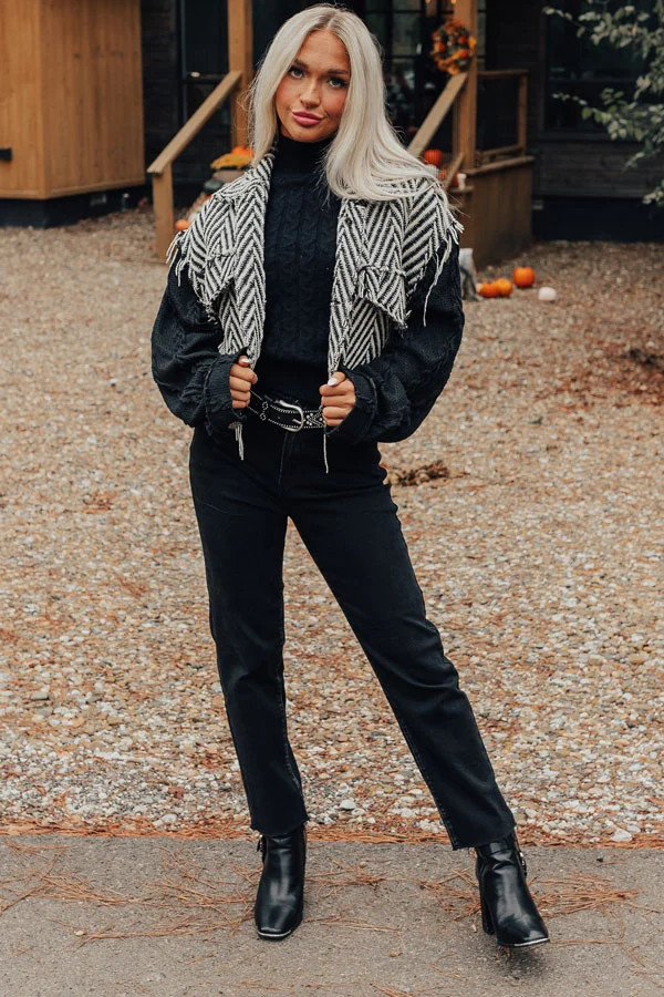 VIP Situation Knit Jacket | Impressions Online Boutique