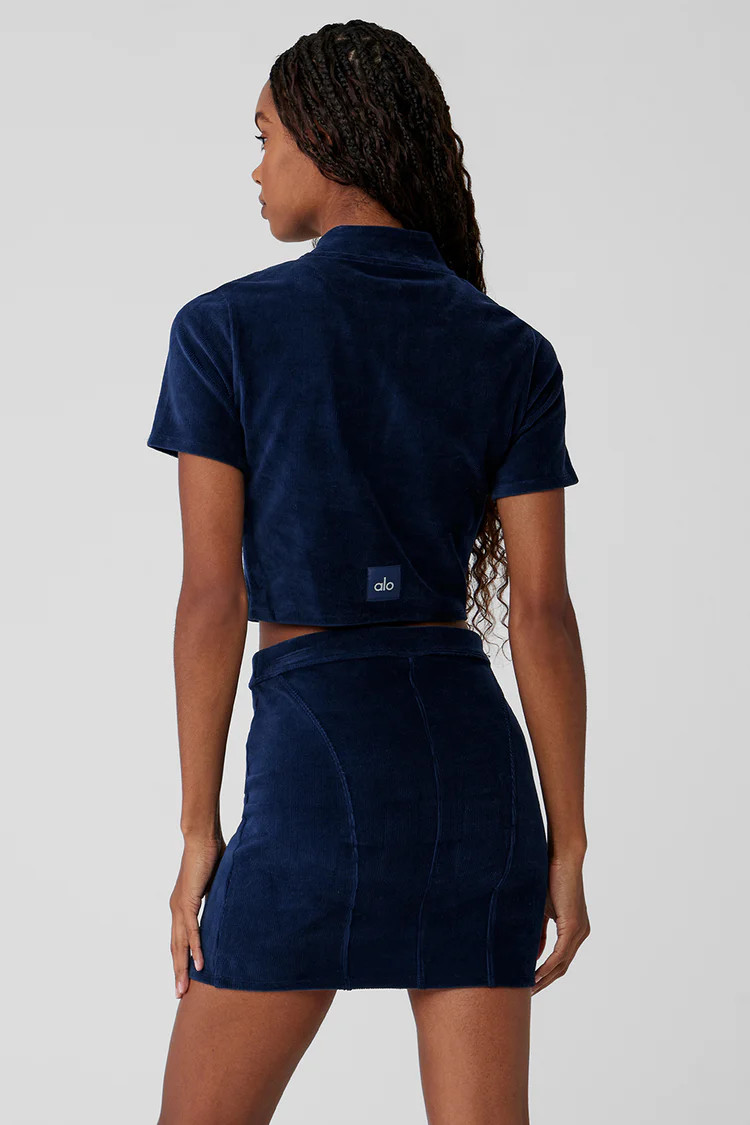 Micro Corduroy Winter Break Mock Neck | Alo Yoga (US)
