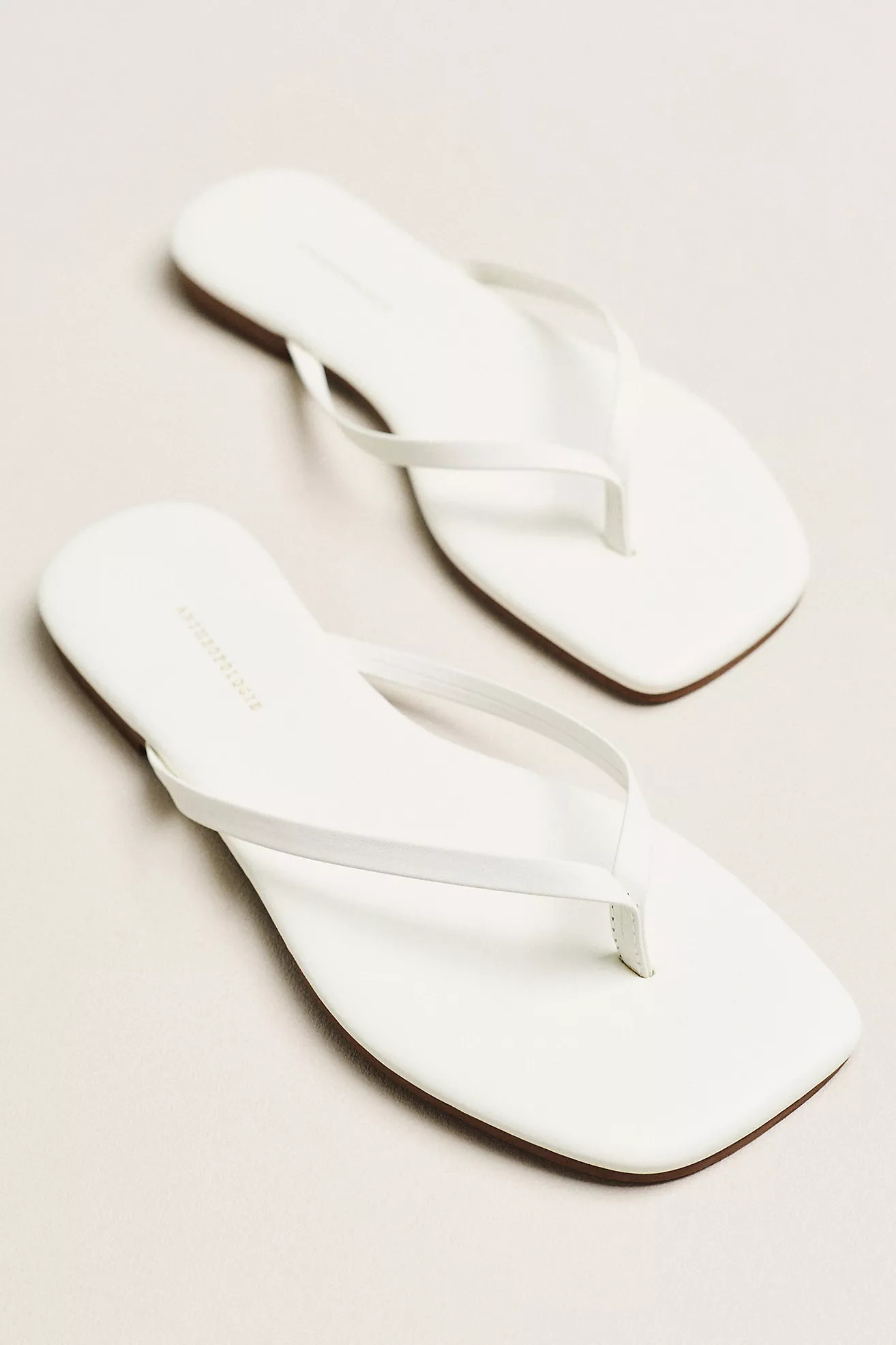 By Anthropologie Square-Toe Flip-Flops | Anthropologie (US)