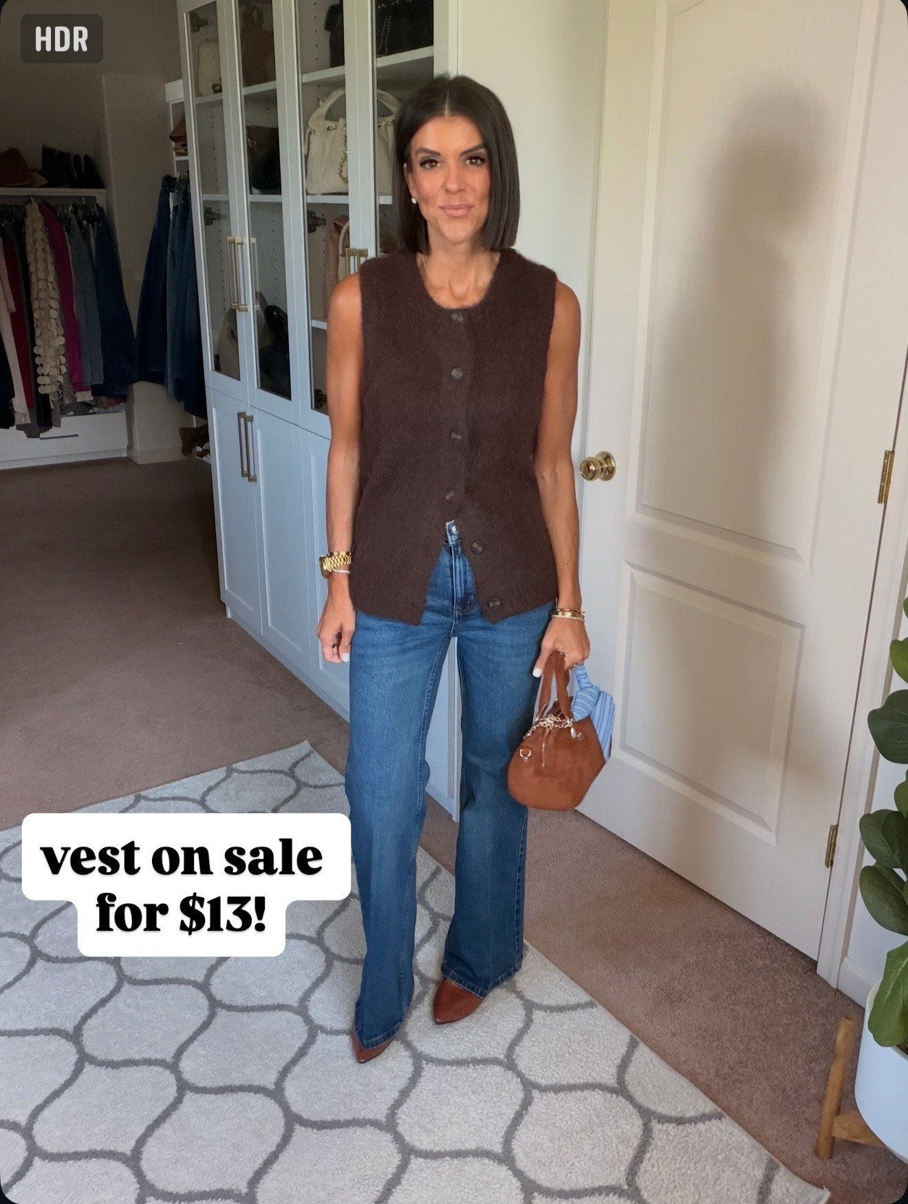 Walmart vest on sale! Size xs 
Size 0 in jeans
