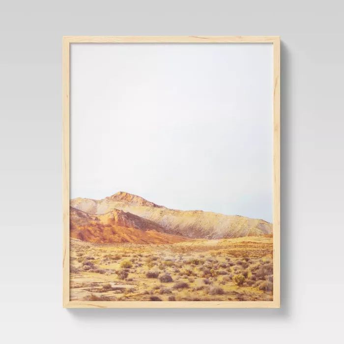 24&#34; x 30&#34; Desert Road Framed Wall Art - Threshold&#8482; | Target
