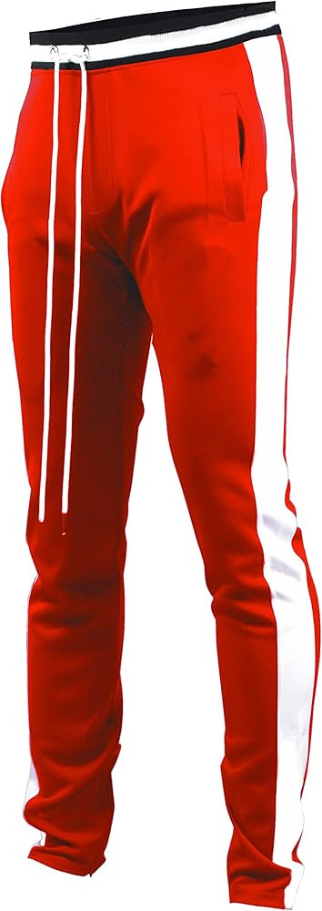 SCREENSHOT-Track Pants S41700 Mens Premium Slim Fit Athletic Fitness Fashion Urban Lifestyle Stre... | Amazon (US)