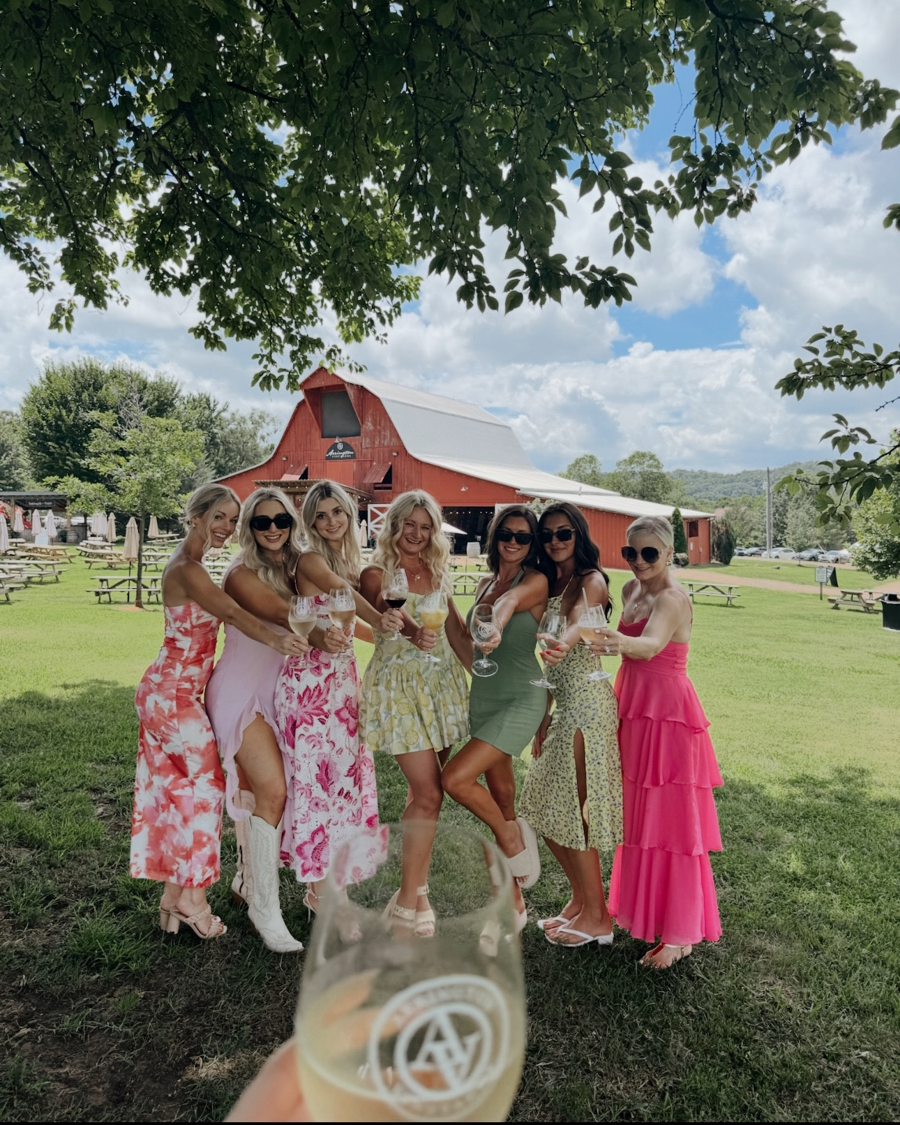 Girls trip, vineyard winery outfit, cocktail dress, wedding guest dress, midi strapless, color, Amazon fashion, Arrington Vineyardd 

Wearing a size small- the most comfortable dress!! 

#LTKFindsUnder50