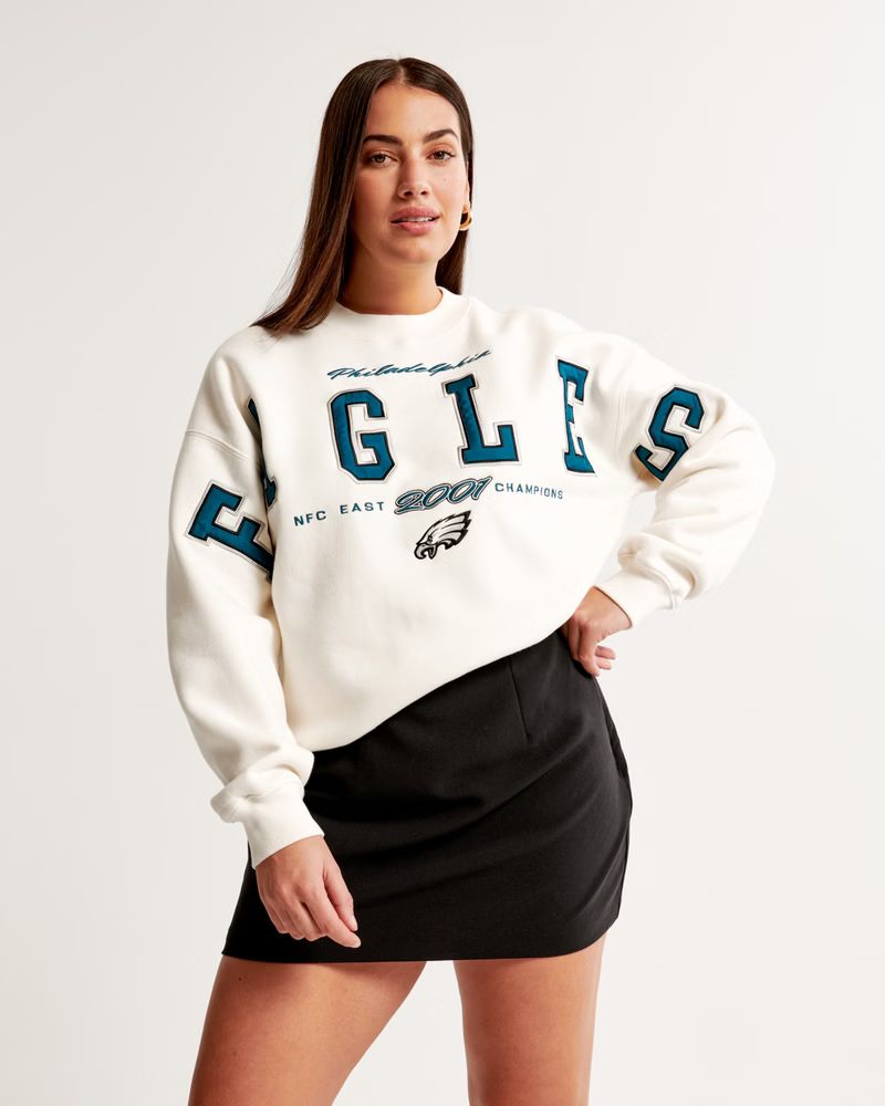 Philadelphia Eagles Graphic Crew Sweatshirt | Abercrombie & Fitch (US)