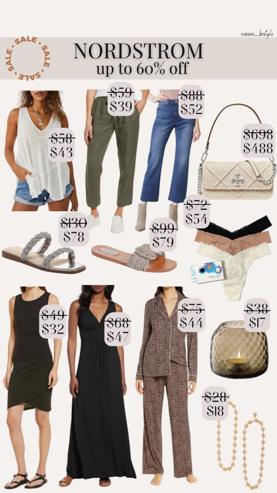 Nordstrom up to 60% off free people sale gory burch sale black dress black maxi dress summer silver sandals 

#LTKunder50 #LTKsalealert #LTKunder100