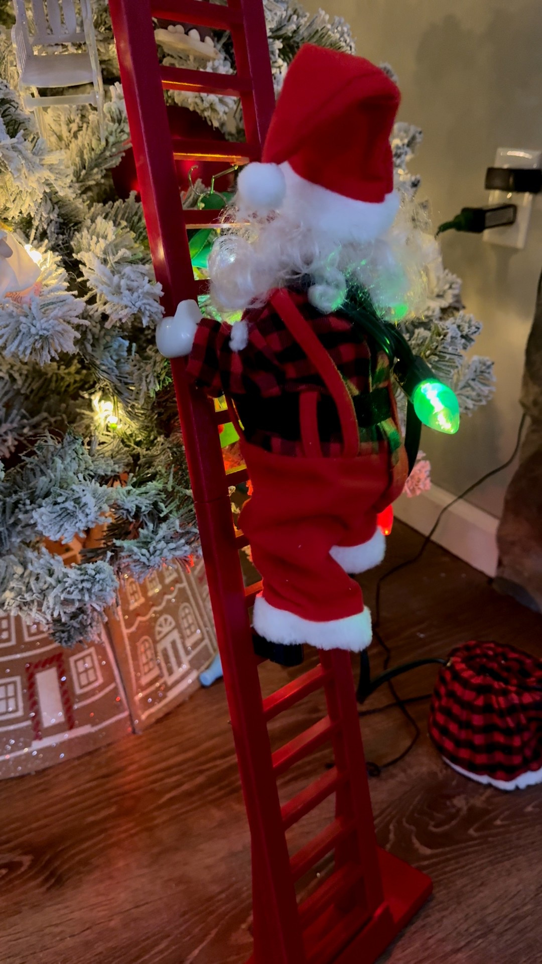 Climbing Santa for the Christmas tree
The girls love this! Plays a variety of Christmas music. Found a similar grinch one as well! Such fun decor 

#LTKSeasonal #LTKHoliday #LTKSaleAlert