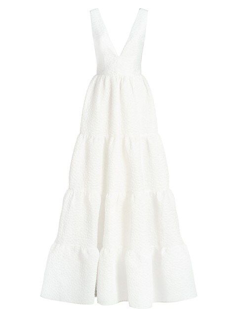 Regina Tiered Cut-Out Gown | Saks Fifth Avenue