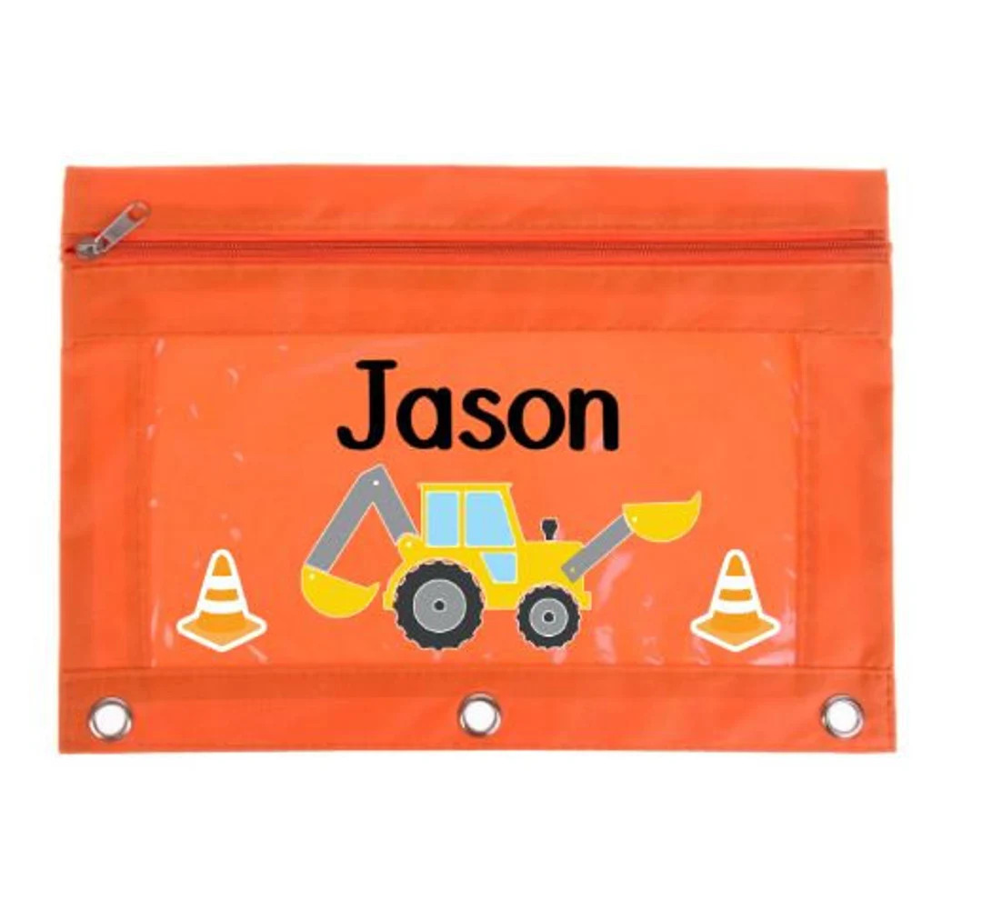 Construction Truck Pencil Pouch / Construction Pencil Pouch / Dump Truck Pencil Bag / Pencil Pouc... | Etsy (US)