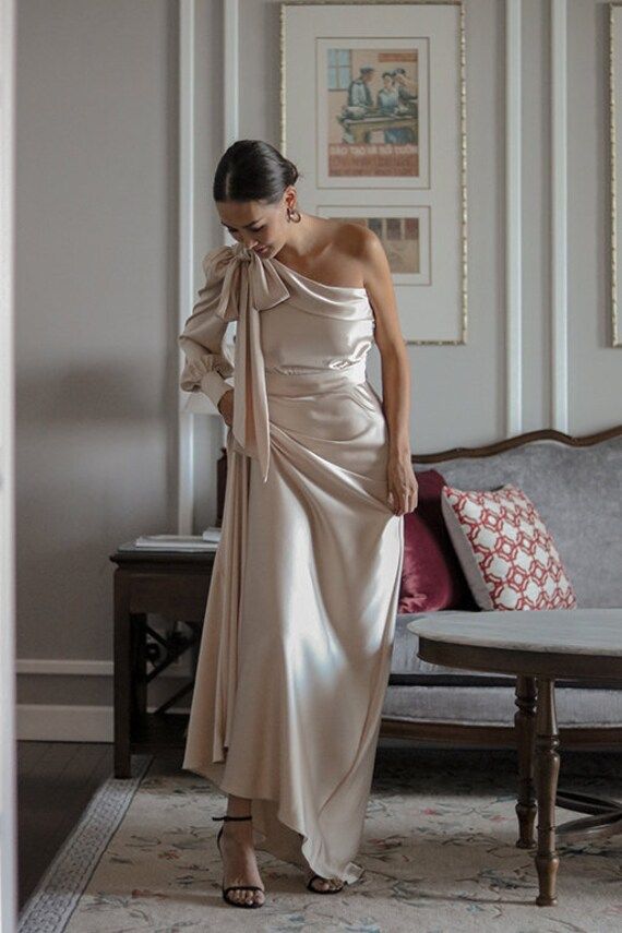 Silk Dress - ATHENA DRESS | Etsy (US)