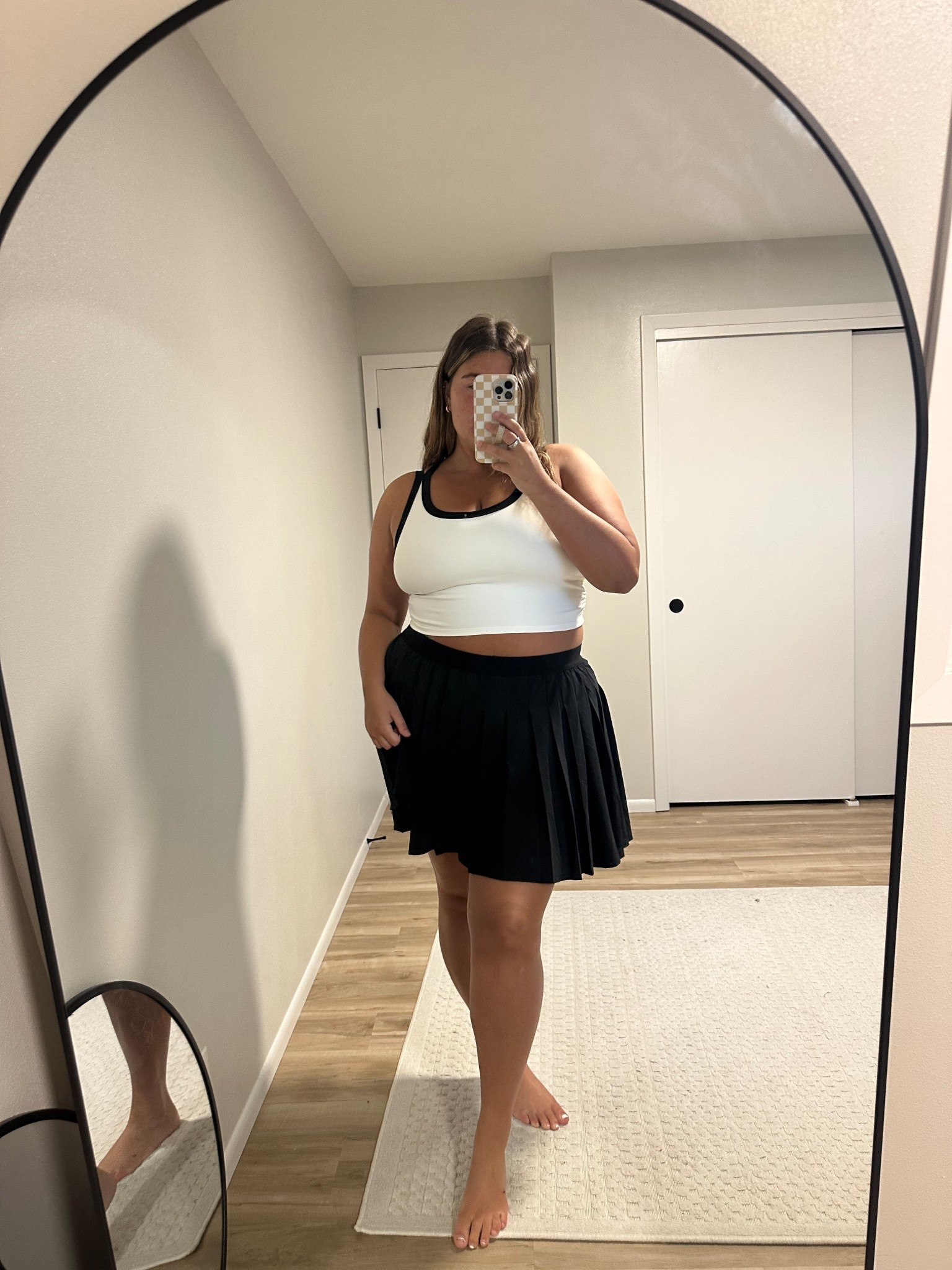 Size 2 top & bottoms 
Lined top !! The best!

#LTKPlusSize #LTKActive #LTKStyleTip