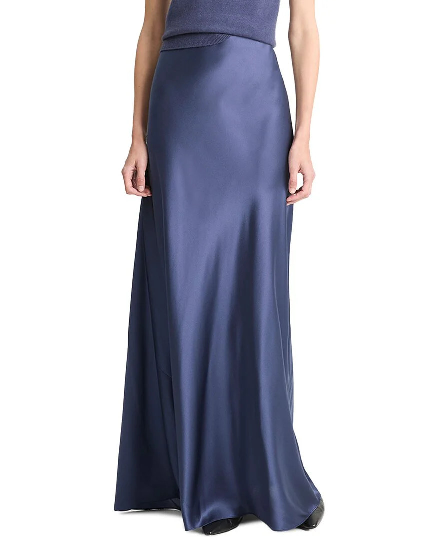 Vince Satin Maxi Skirt | Shop Simon