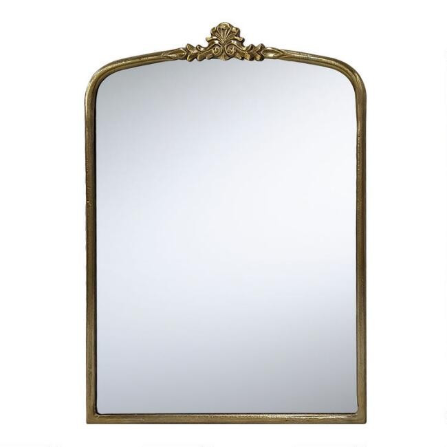 Metal Vintage Style Vanity Wall Mirror | World Market