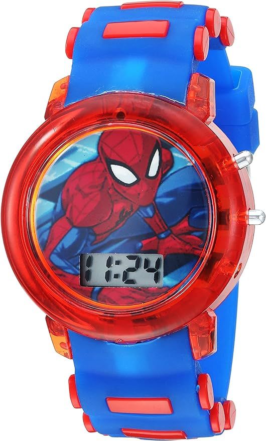 Accutime Kids Marvel Spider-Man Digital Quartz Plastic Watch for Boys & Girls with LCD Display | Amazon (US)