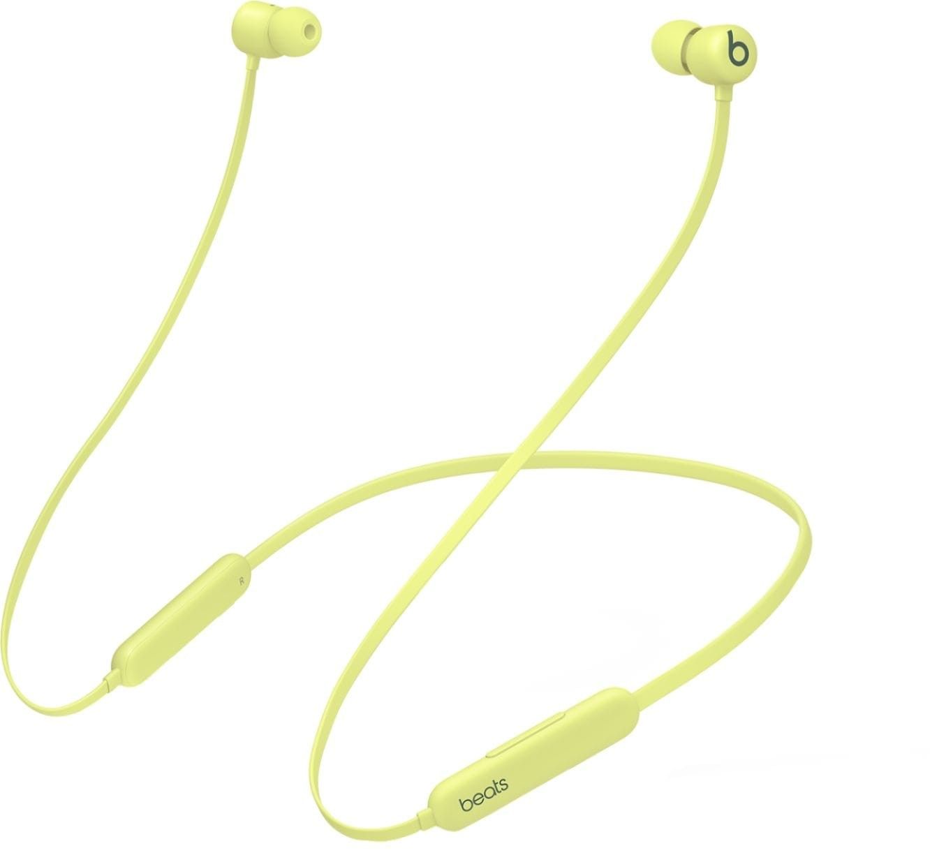 Beats by Dr. Dre Beats Flex Wireless Earphones Yuzu Yellow MYMD2LL/A - Best Buy | Best Buy U.S.