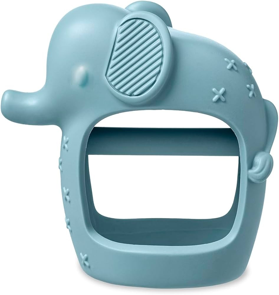 Itzy Ritzy Bitzy Grip Hand Teether - Silicone Teether for Babies - Developmental Teething Toy wit... | Amazon (US)