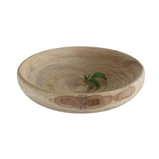 Decorative Paulownia Wood Bowl | Bed Bath & Beyond