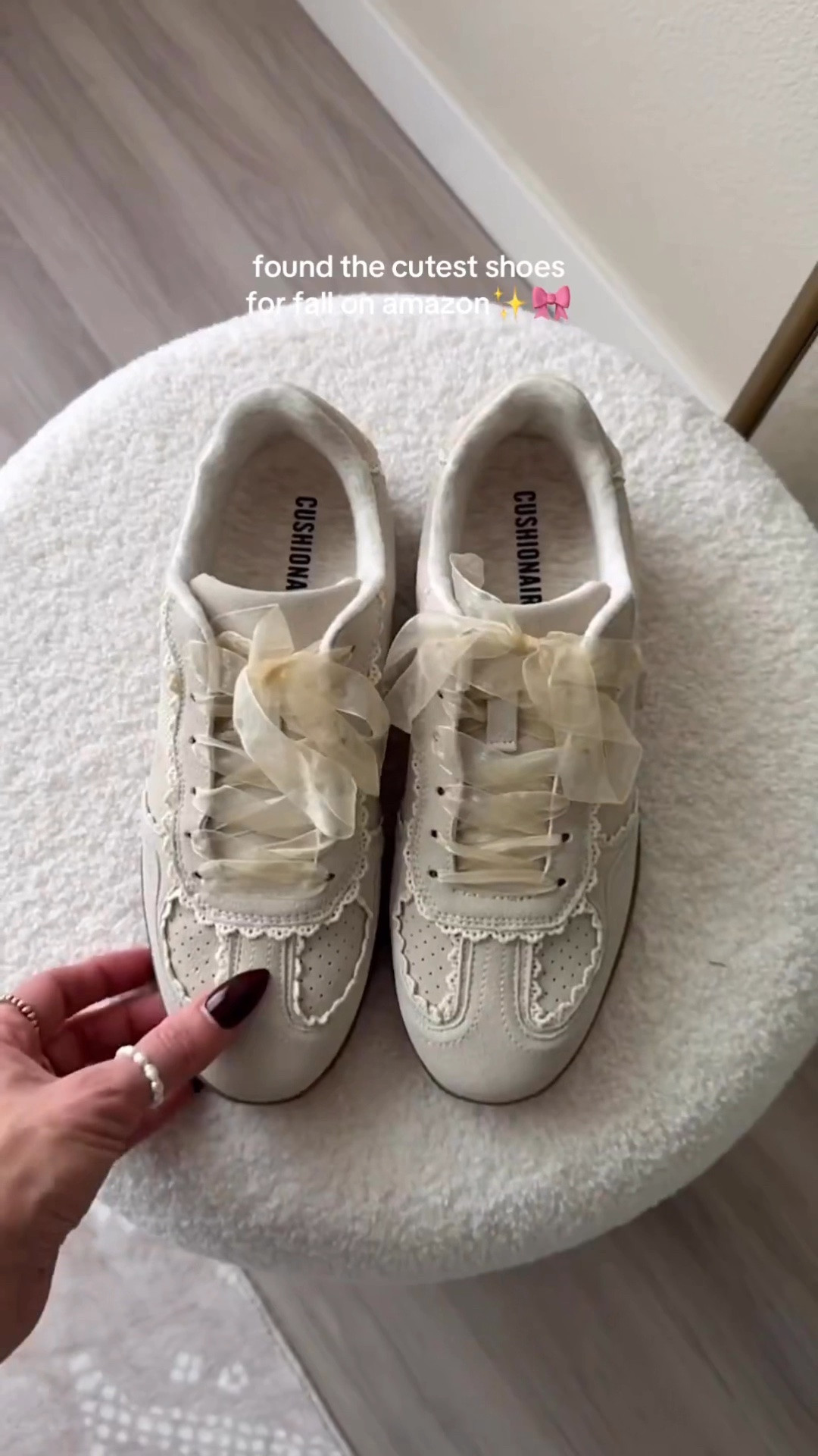 pinterest aesthetic lace sneakers 
/ cool girl sneakers 
. lace sneakers