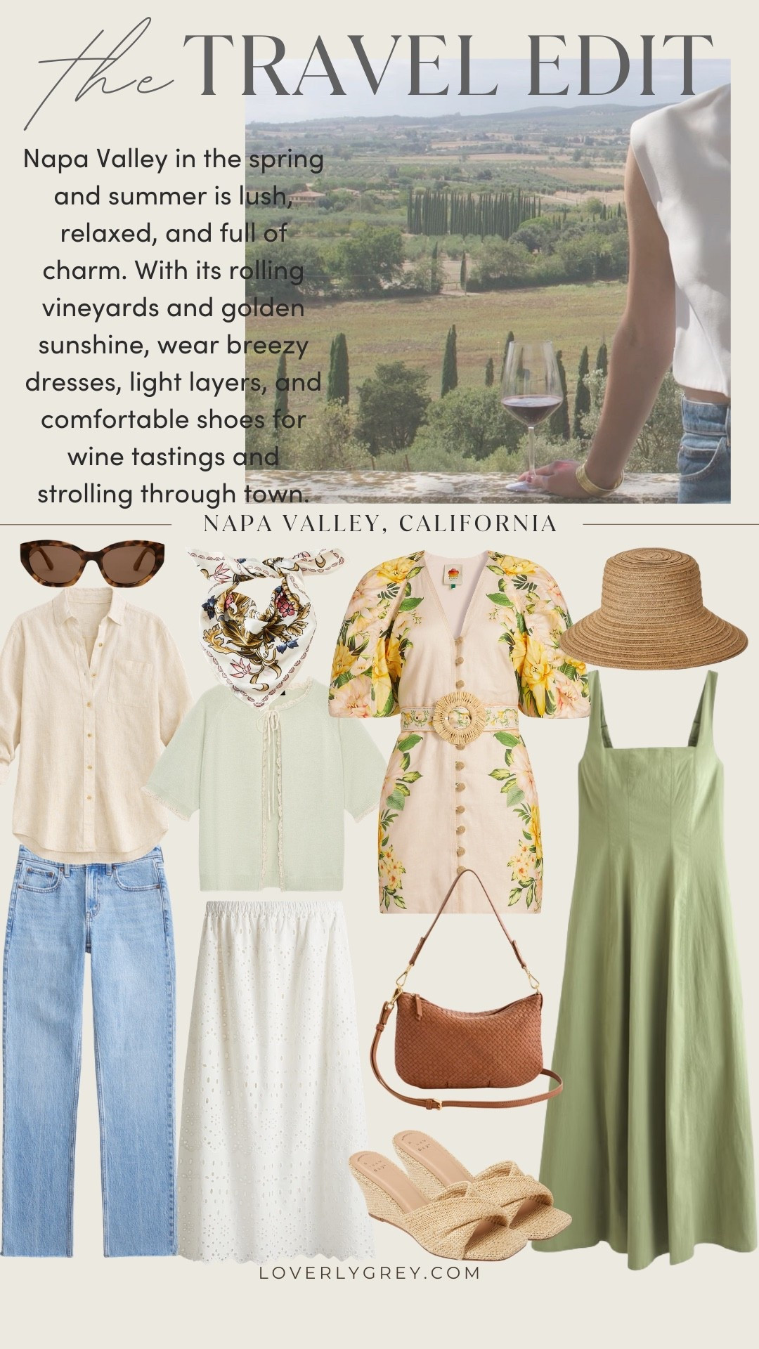 Napa valley is full of stunning scenery and has such a chic environment! These pieces are ideal for layering and to mix and match, allowing you multiple options. 

Loverly grey, Napa valley outfit ideas, California outfit inspo, affordable fashion finds, wine country style 

#LTKSeasonal #LTKTravel