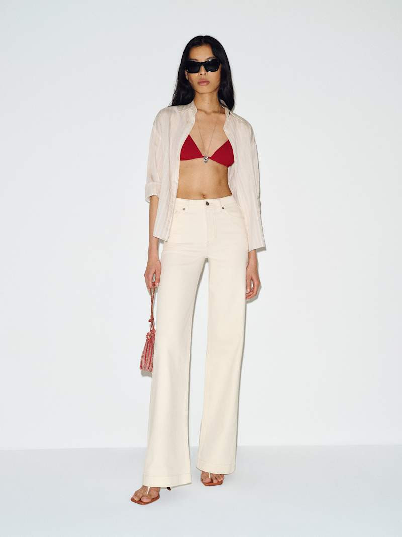 Bex Super Stretch High Rise Wide Leg Jeans | Reformation (Global)