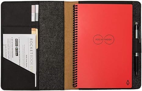Moonsafari A5 Reusable Notebook Cover & Rocketbook Cover Smart Business Notebook Cover for Everla... | Amazon (US)