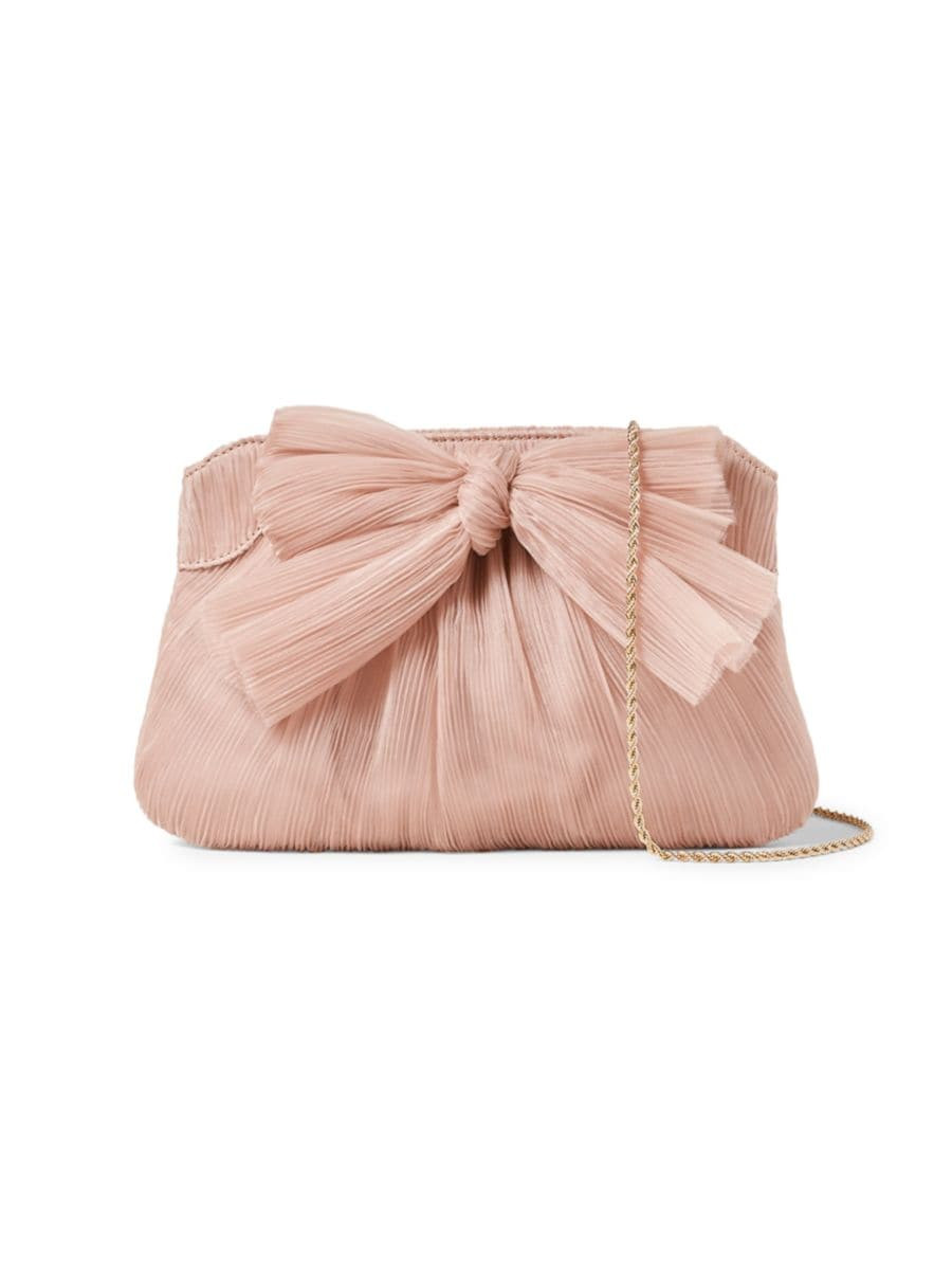Rayne Bow Pleated Frame Clutch | Saks Fifth Avenue