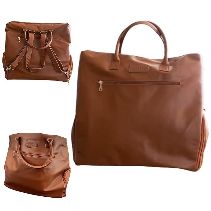 Iris & Ella Breast Pump Bag - Pump Bag w/Laptop Pocket - Pumping Bag w/Compartments - Easy to Car... | Amazon (US)