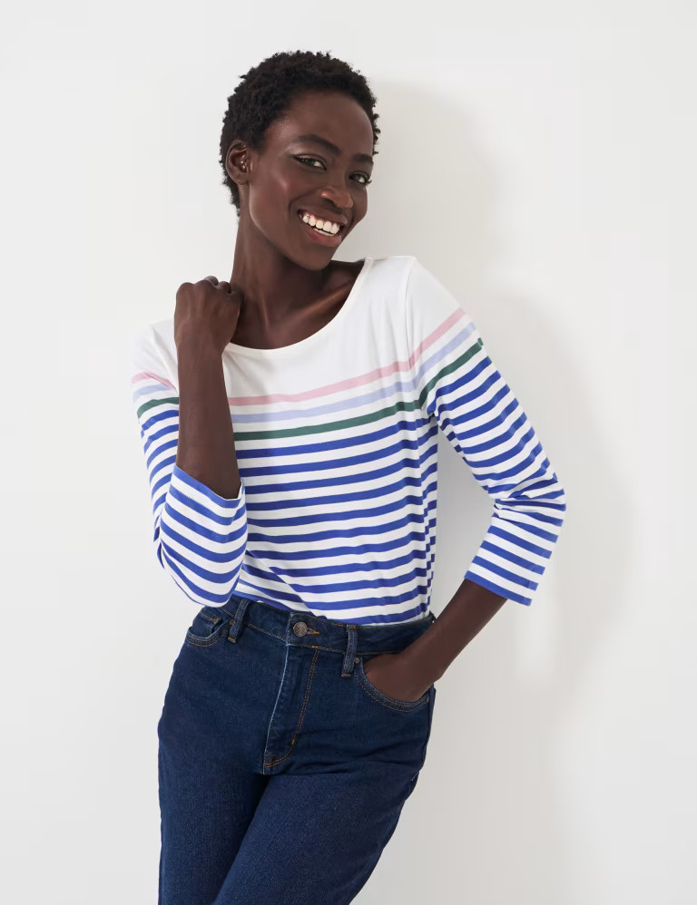 Pure Cotton Striped Top | Marks & Spencer (UK)