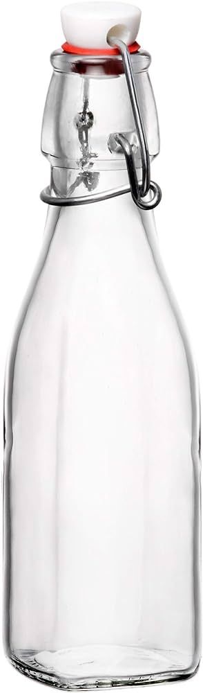 Bormioli Rocco,Glass occo Swing Bottle, 8.5 oz, 1 Count (Pack of 1), Clear | Amazon (US)