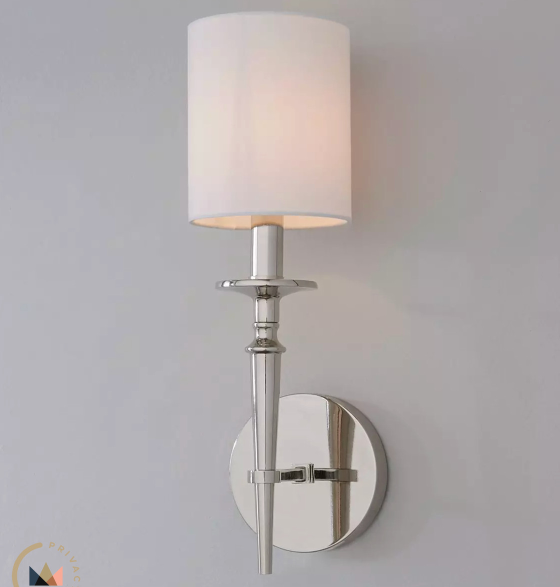 Girls bathroom sconce in polished nickel  

 #LTKHome