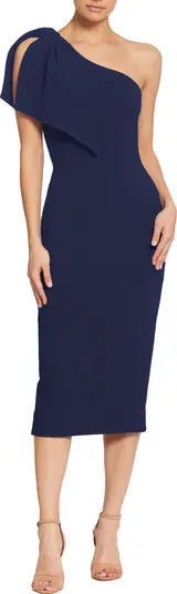 Dress the Population Tiffany One-Shoulder Midi Dress | Nordstrom | Nordstrom