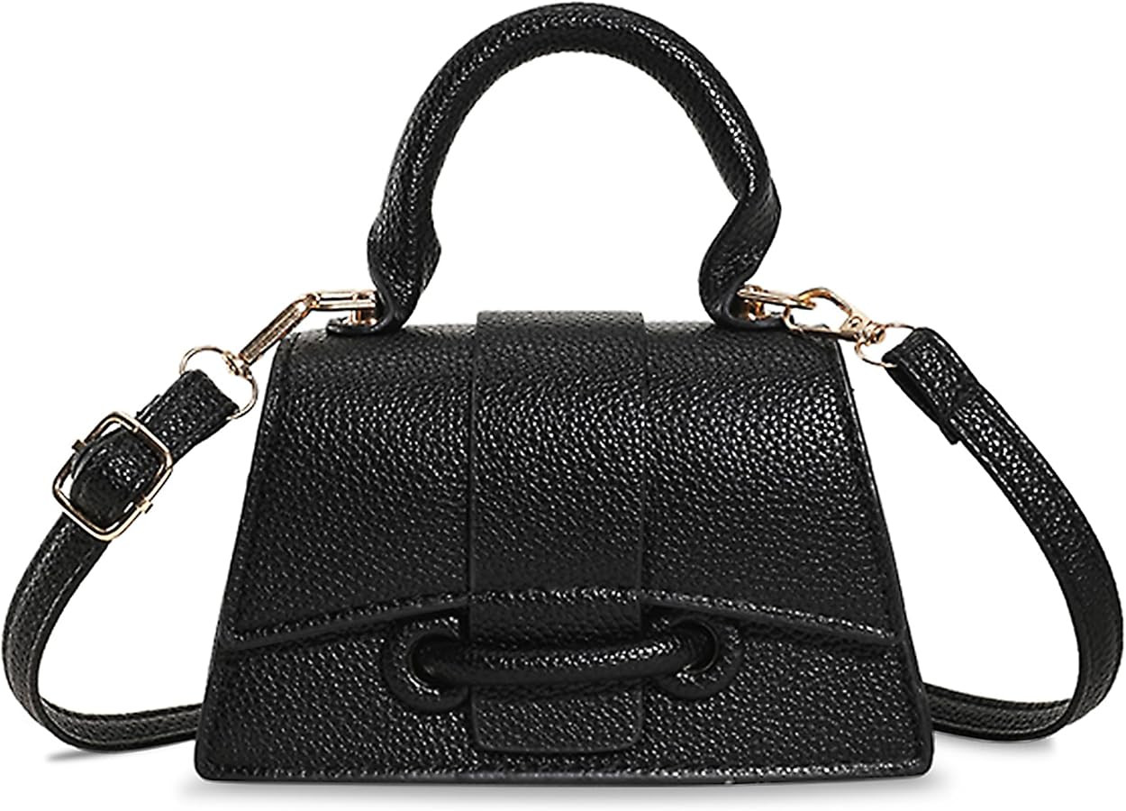 FALETO Mini Purses for Women Cute Top Handle Crossbody Bag Stylish Tiny Clutch Handbag with Strap | Amazon (US)