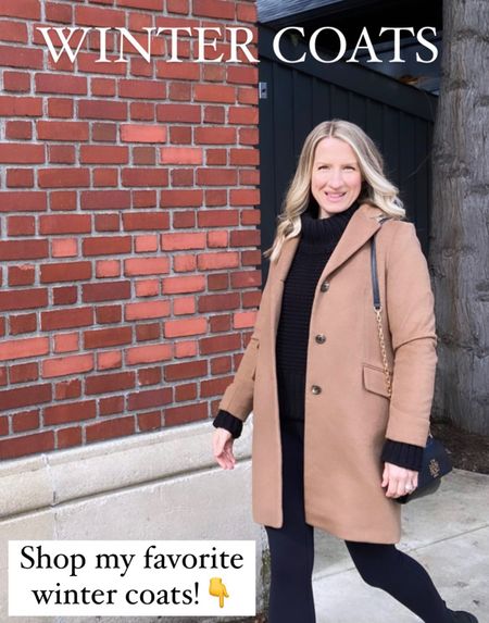All the best winter coats for women, make the perfect gift for her this holiday season! Pair any dad coat or wool coat over  a chunky black sweater and leggings for a cozy style.

#LTKSeasonal #LTKsalealert #LTKGiftGuide