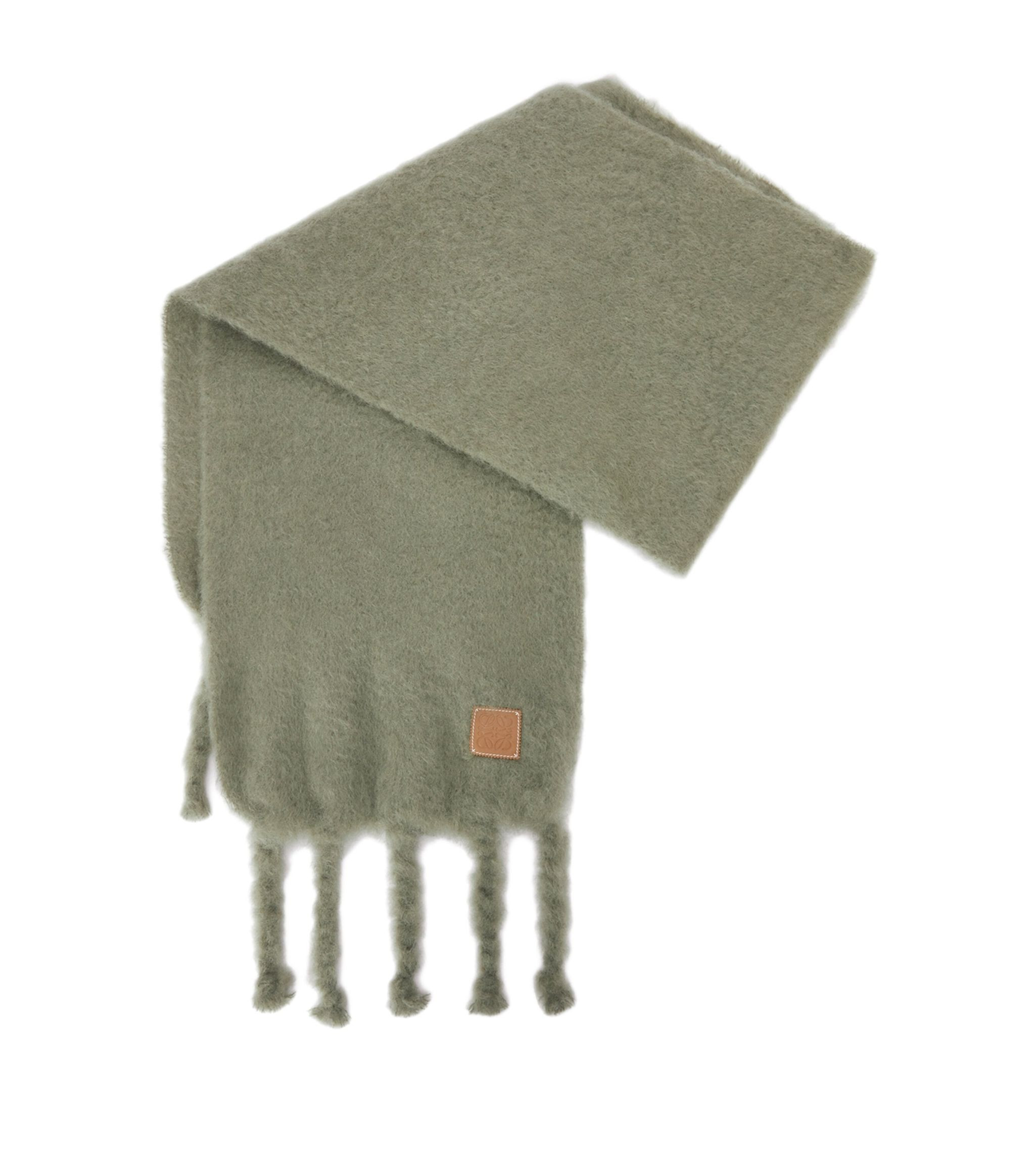 Mohair-Wool Fluffy Scarf | Harrods