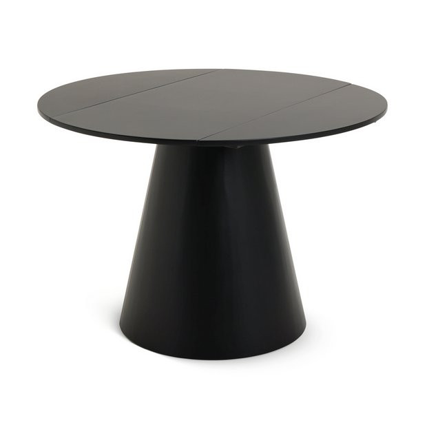 Habitat Iver Solid Wood 4 Seater Dining Table - Black | Habitat UK