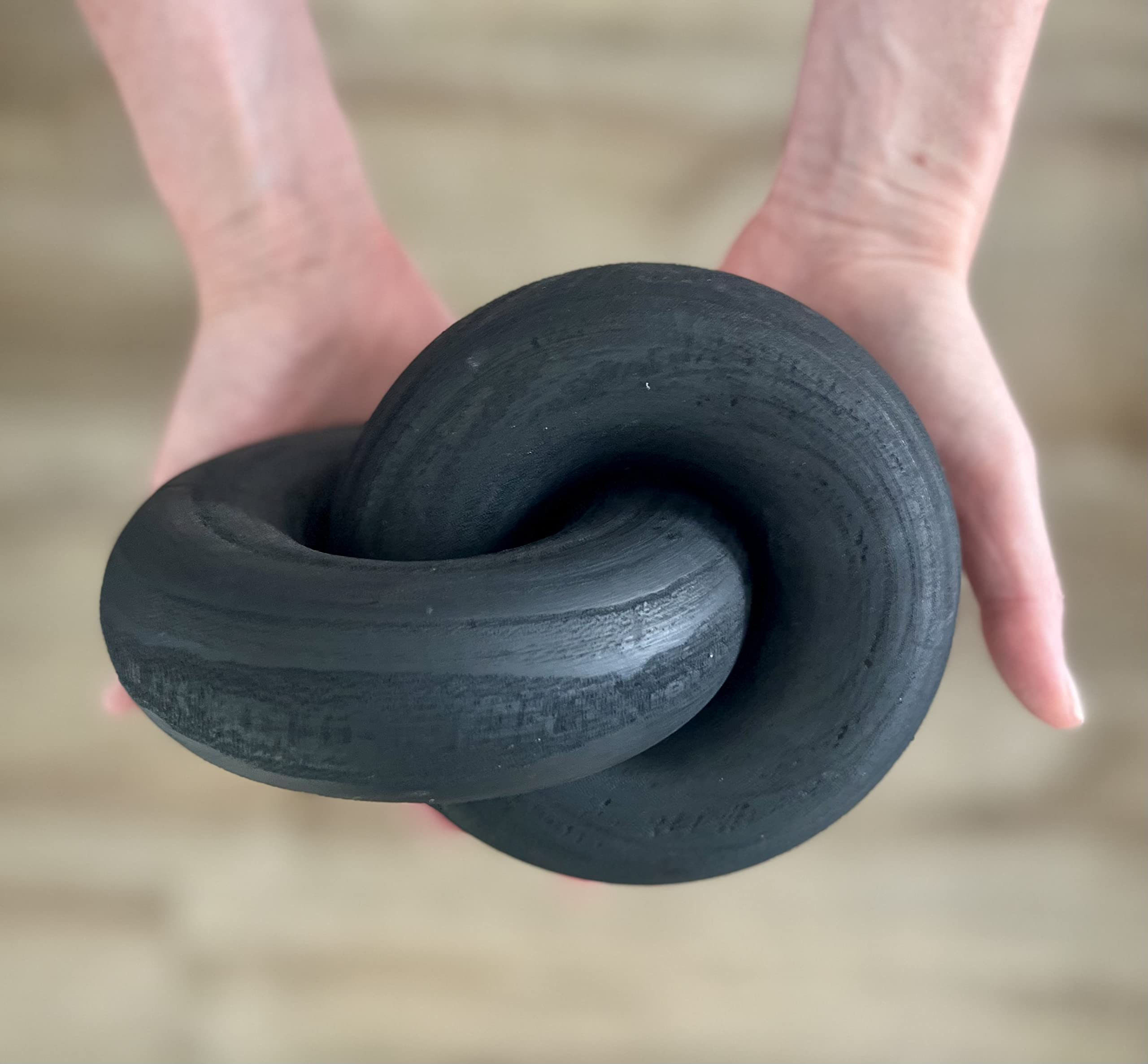 Rool Black Home Decor for Living Room Decorations Wood Knot Fireplace Mantle Shelf Decor Farmhous... | Amazon (US)