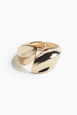 H & M - Hinged Cuff Bracelet - Gold-Colored | H&M (US + CA)
