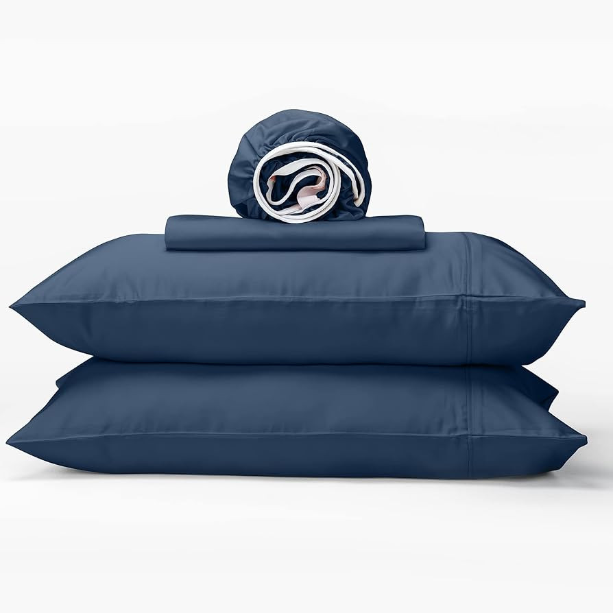 GOKOTTA Queen Size Bed Sheets 4 Piece Set, Ultra Soft Sheets, Cooling for Hot Sleepers - Hotel Lu... | Amazon (US)