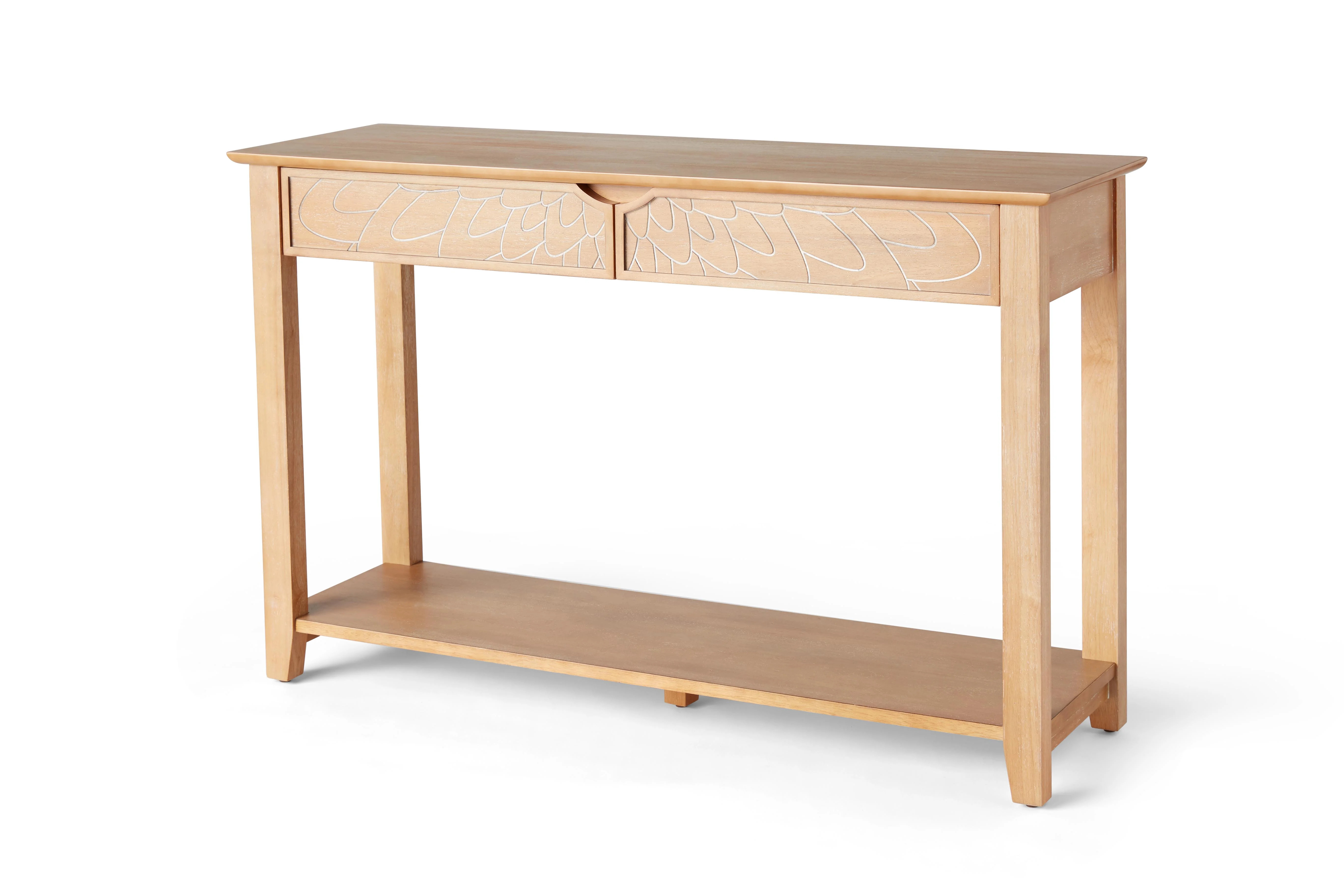 Carved Wood Console Table By Drew Barrymore Flower Home | Walmart (US)
