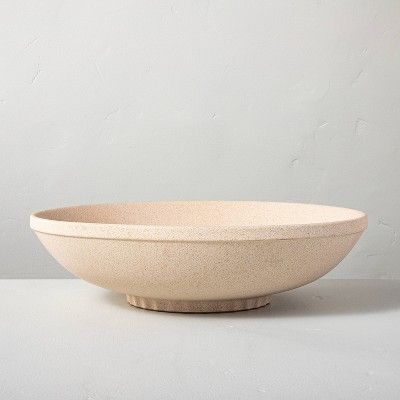 11" Decorative Stoneware Centerpiece Bowl Natural Sand Finish - Hearth & Hand™ with Magnolia | Target