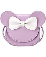 Little Girls Toddlers Mini Crossbody Shoulder Bag Coin Purse with Cute Mouse Ear Bowknot | Amazon (US)