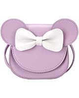 Little Girls Toddlers Mini Crossbody Shoulder Bag Coin Purse with Cute Mouse Ear Bowknot | Amazon (US)