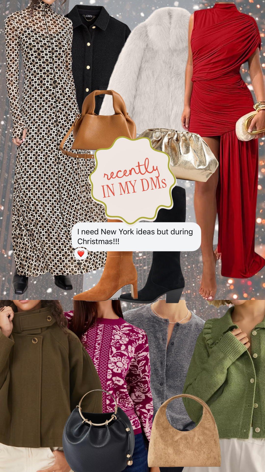 New York at Christmastime!! Linking lots of winter weather favorites... 

 #LTKSeasonal #LTKFindsUnder100 #LTKStyleTip