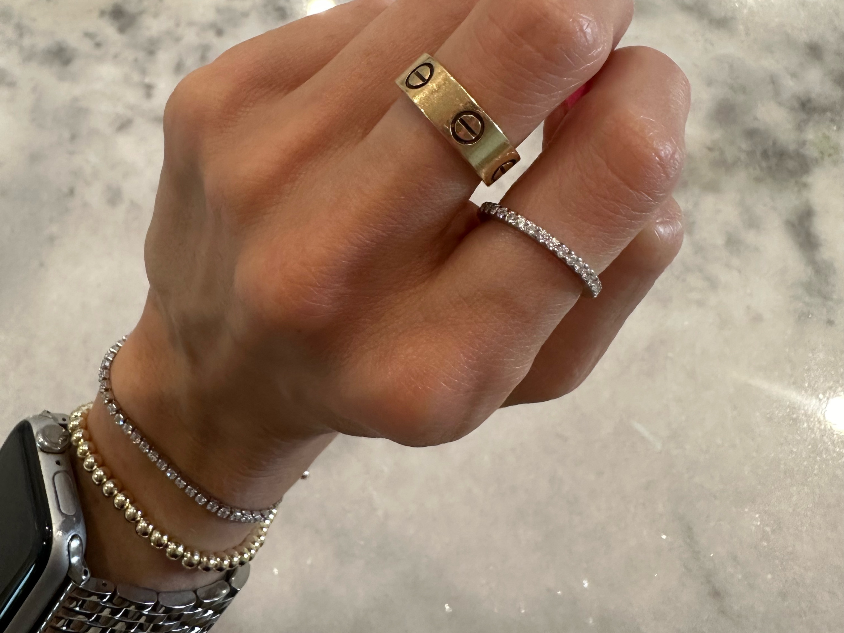 #walmartpartner @walmartfashion #walmartfashion Affordable ring and bracelets only $15 

#LTKFindsUnder100 #LTKFindsUnder50