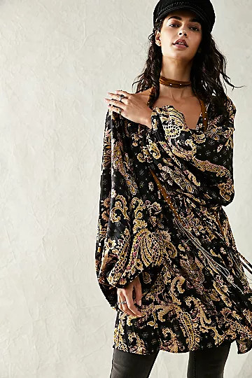 Printed Arzel Mini Dress | Free People (Global - UK&FR Excluded)