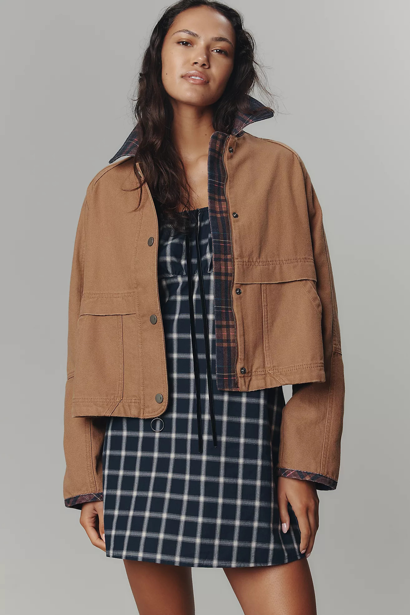 The Lexie Cropped Workwear Jacket by Pilcro | Anthropologie (US)