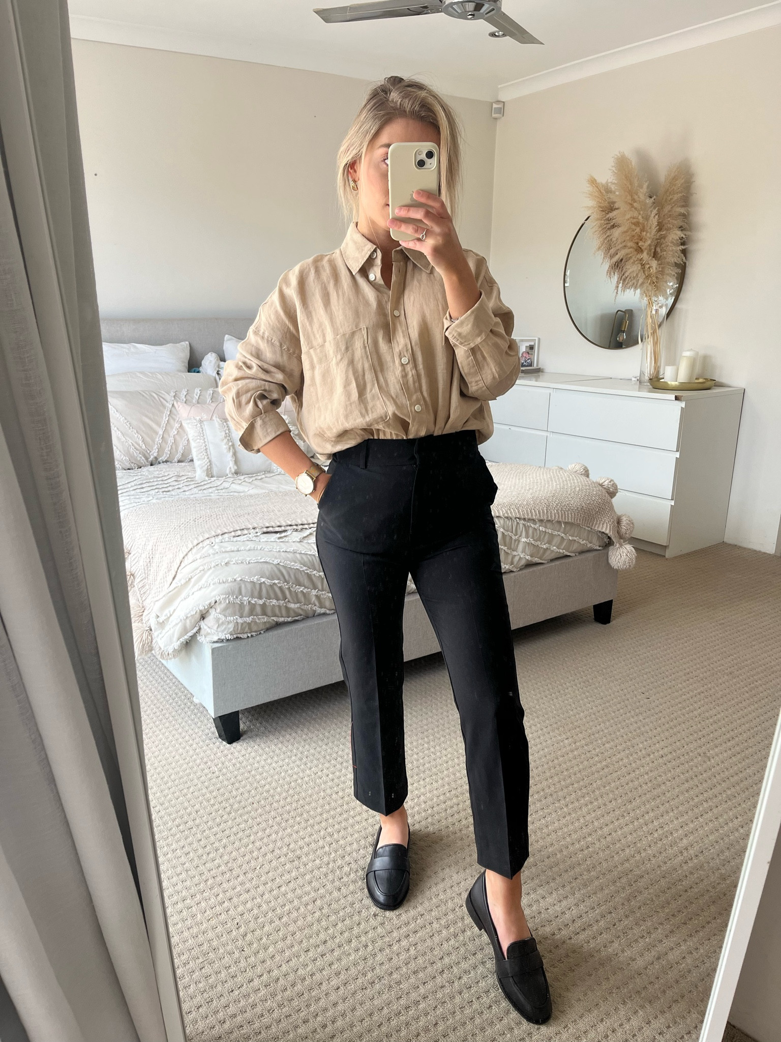 
Beige linen shirt - Zara | Beige 8372/034. Its oversized so consider going a size down

#LTKtravel #LTKstyletip #LTKfit