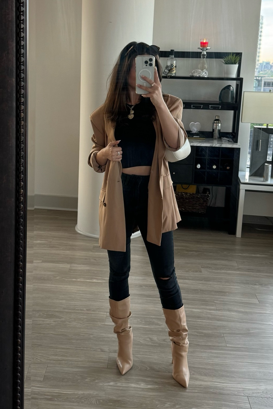 A fav fit of mine recently 🔥 Linked exact pieces and similar alternative options as well! 

Ordered smallest size available in everything - for reference I’m 5’2” 

#LTKfindsunder100 #LTKtravel #LTKworkwear